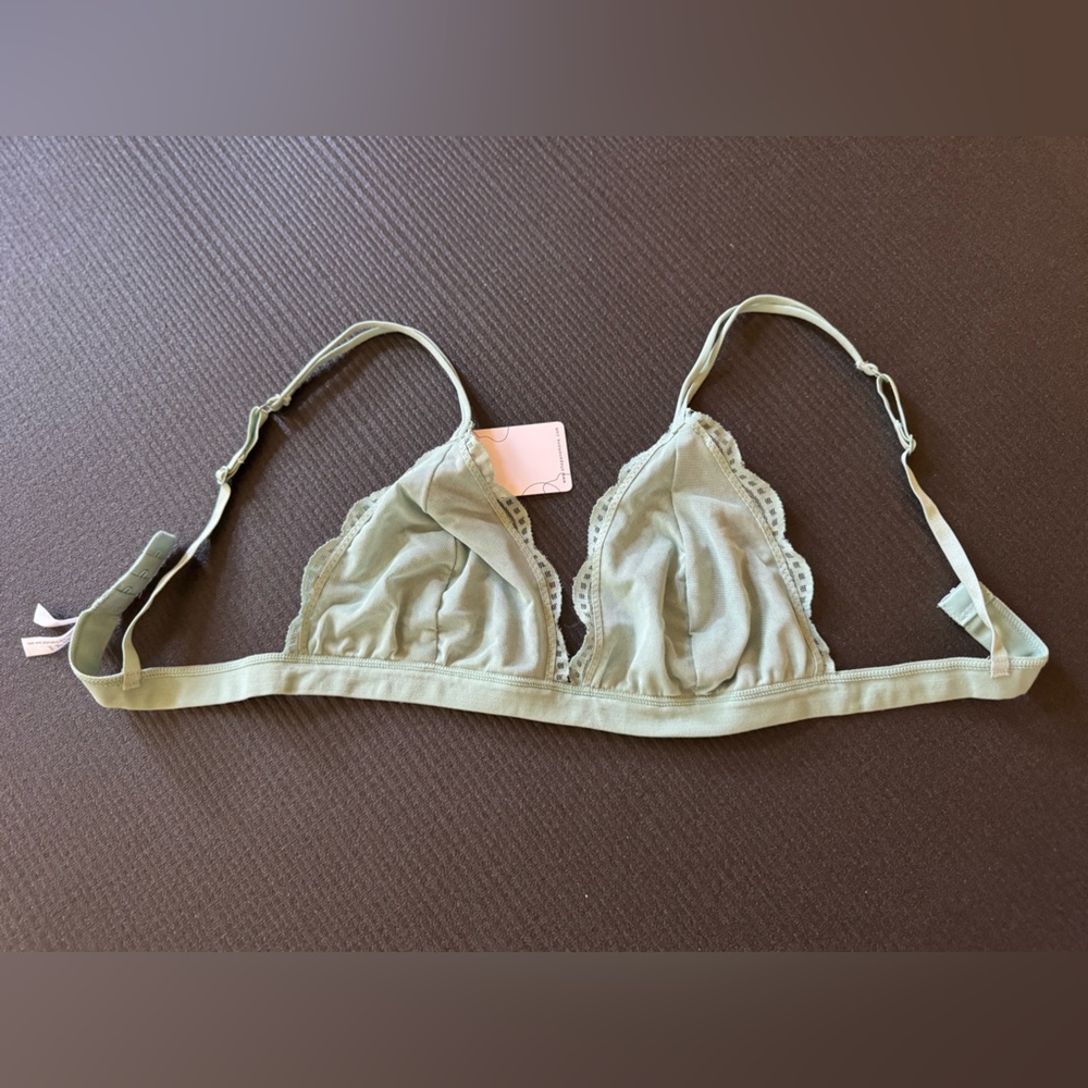 Anemone Lace Bralette in Sage Green, NWT - Picture 3 of 5